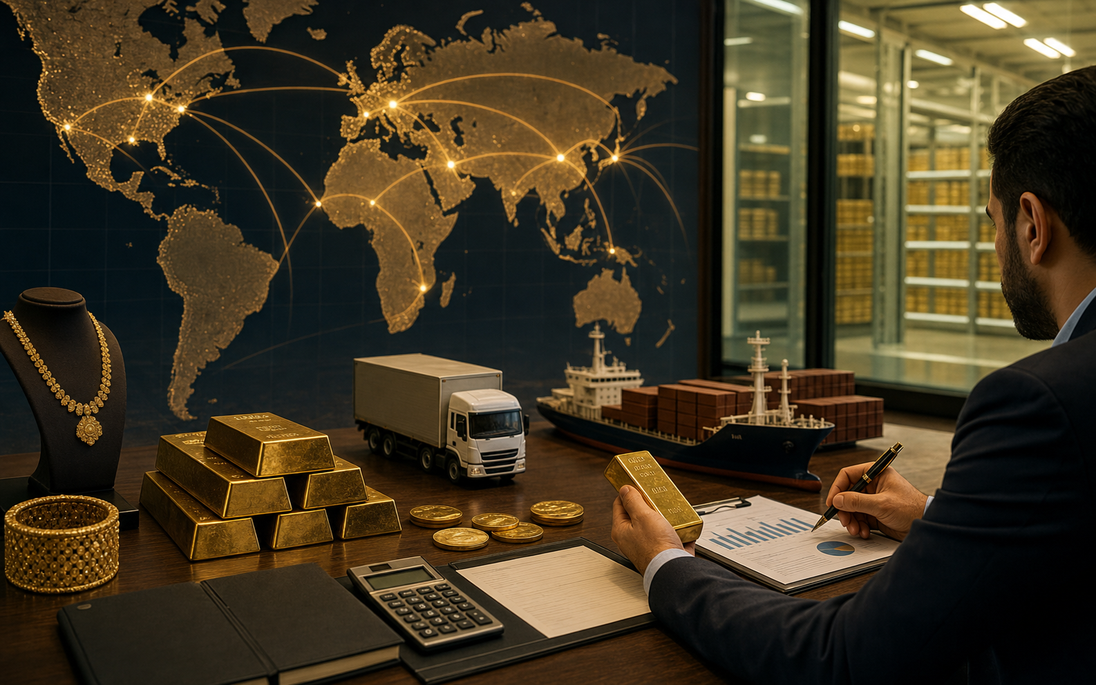 ساختار بازار جهانی طلا؛ از شمش فیزیکی و لندن تا COMEX و شانگهای